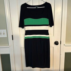 Ralph Lauren blue, green and white size 8 dress.